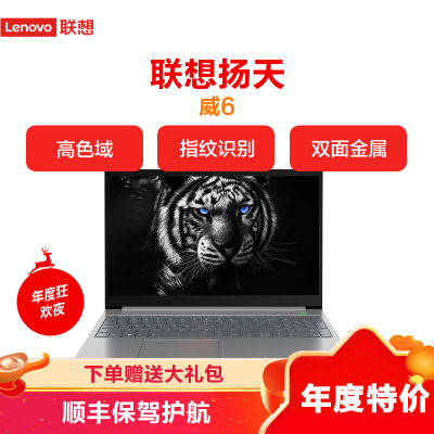 联想(Lenovo) 扬天威6-15 15.6英寸2021款双核i3-1115G4 16G 512GB MX450 2G 便携轻薄本移动办公商务本 娱乐游戏笔记本电脑 银 定制扩容