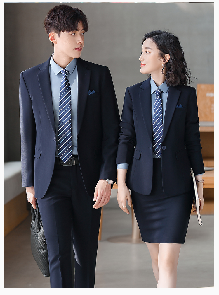 男女同款西装律师职业装女公务员衣服2020新款女总裁高端商务套装 单