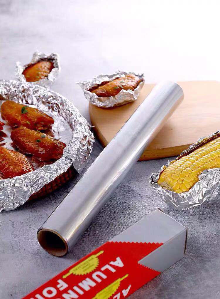 加厚锡纸烧烤烤箱家用铝箔纸烤肉纸烤红薯油纸一次性烘焙工具1卷10