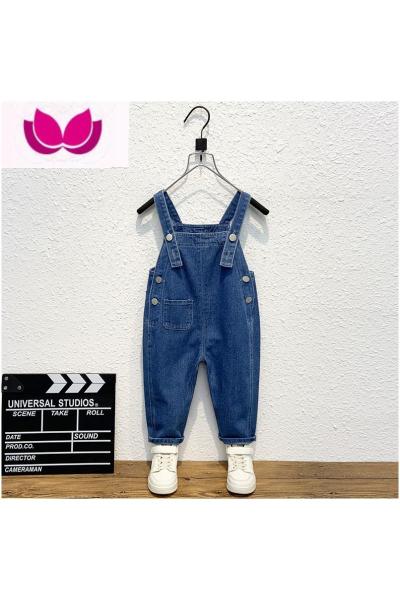 七斓韩系韩系童装宝宝背带裤2021新款夏装女童洋气1-2-5男童连体