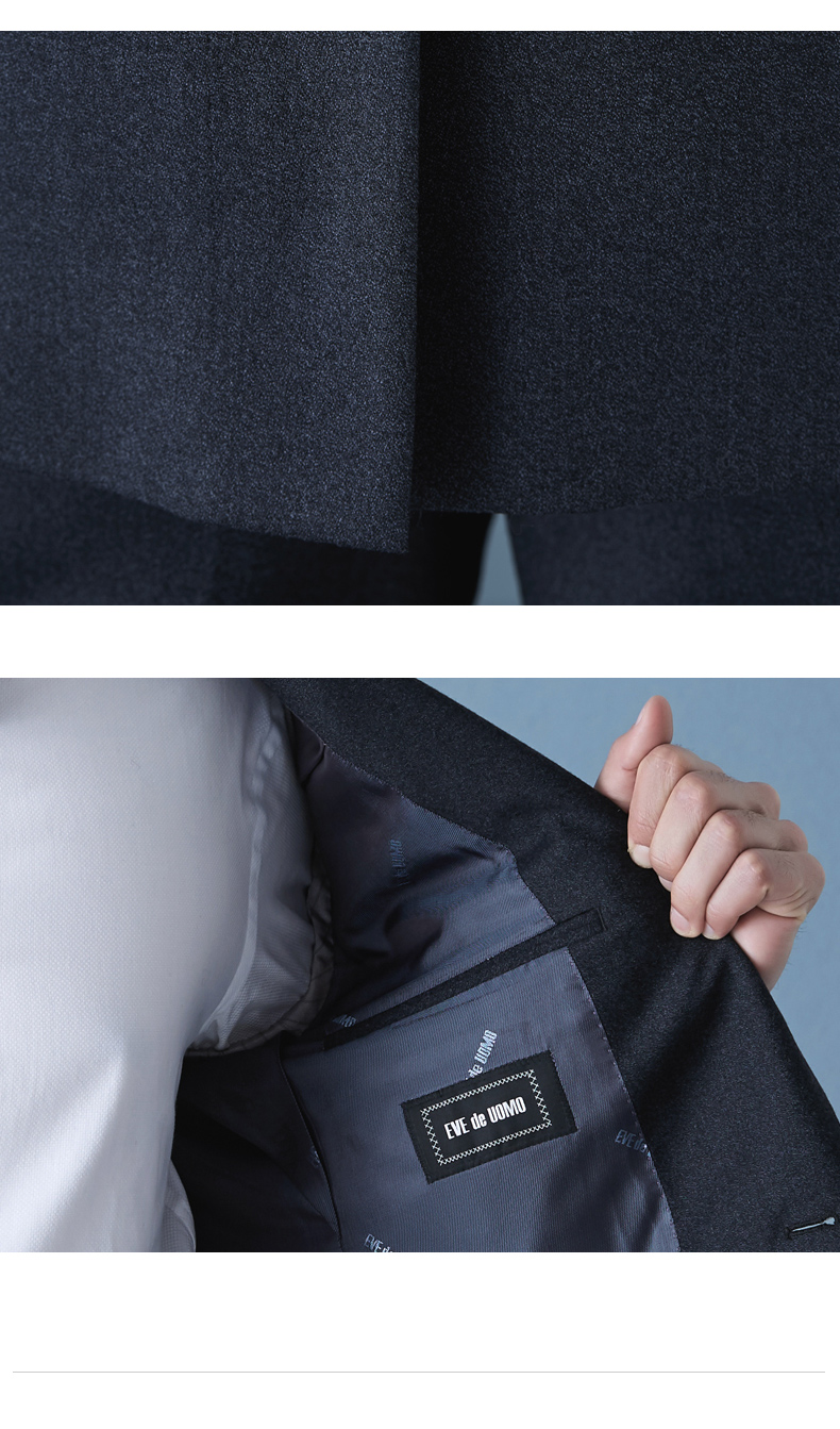 evedeuomo依文西服套装男商务上班羊毛西服上衣