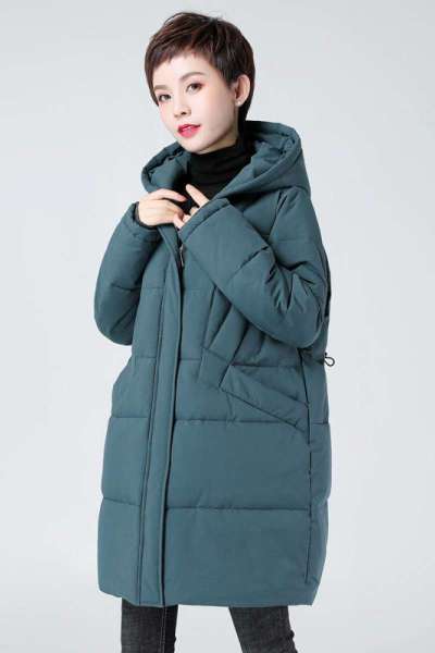 迪鲁奥(DILUAO)40岁50岁妈妈穿的羽绒服中老年女中长款中年妈妈秋冬装外套保暖洋气加厚