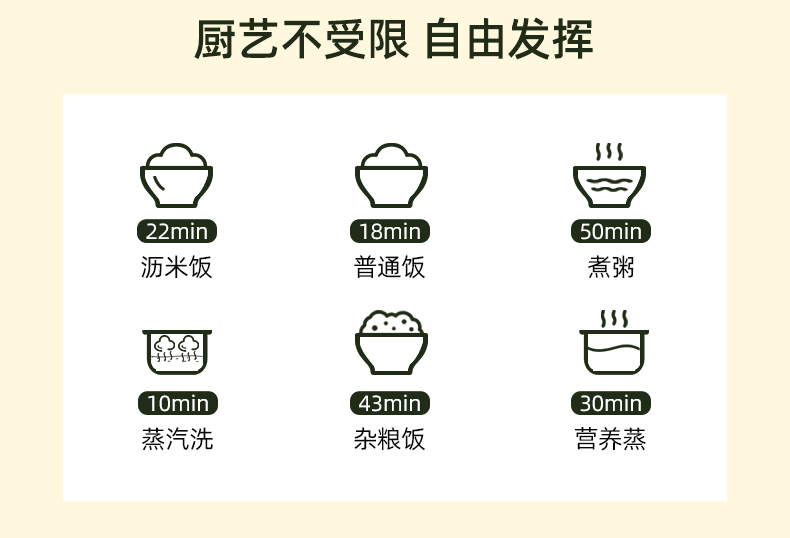 华缨木桶蒸饭电饭煲蒸汽养生煲沥米饭米汤分离2l木甑子饭蒸饭锅