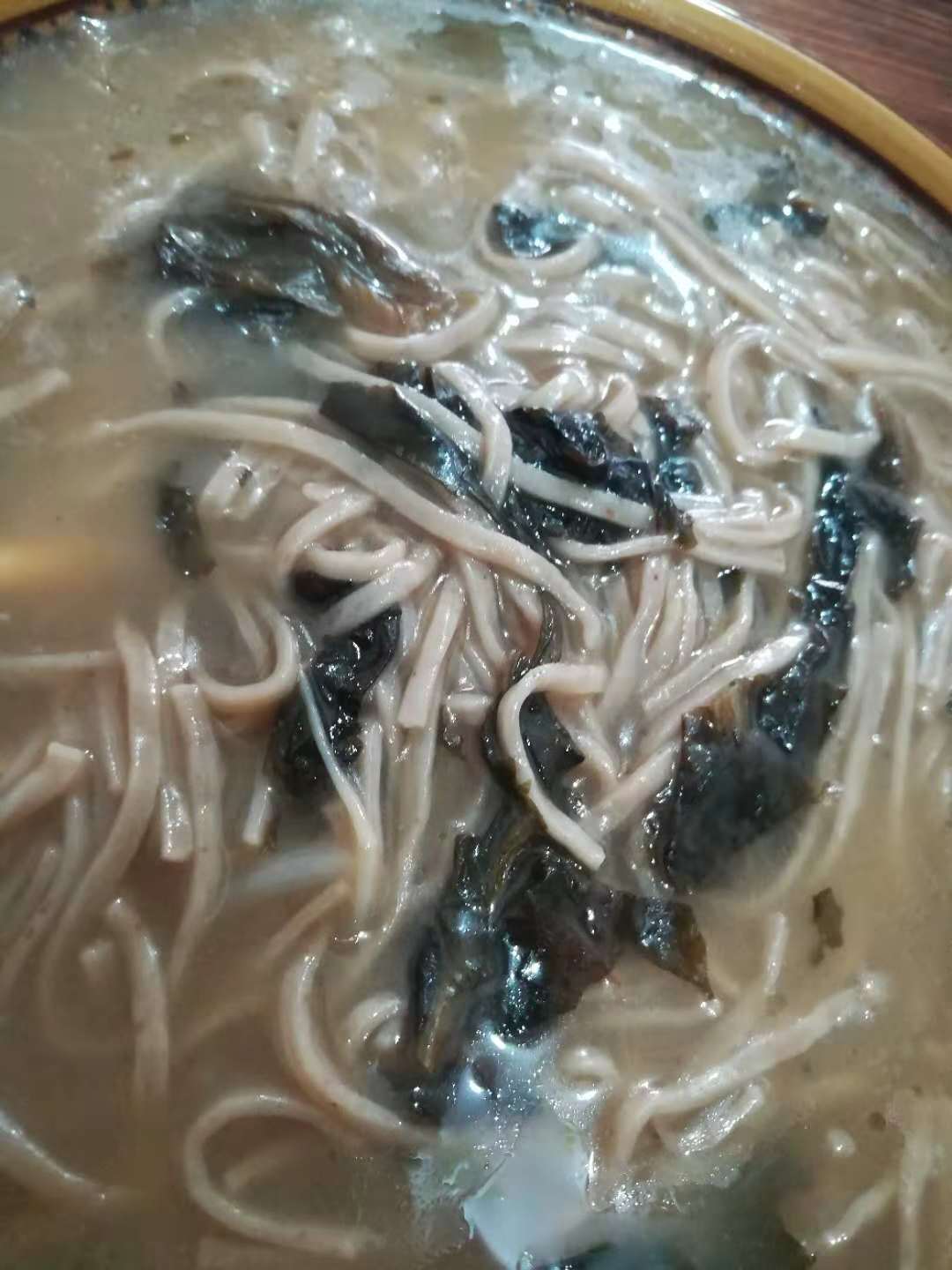 送干菜豆杂面条安徽阜阳特产黄豆高粱小麦合制的粗粮面条