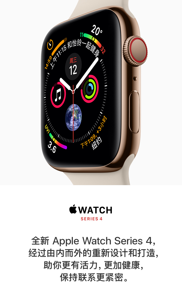 watch手表背景图,苹果watch手表壁纸 苏宁国际 apple watch series4 苹果智能手表 gps 40毫米银色铝金属