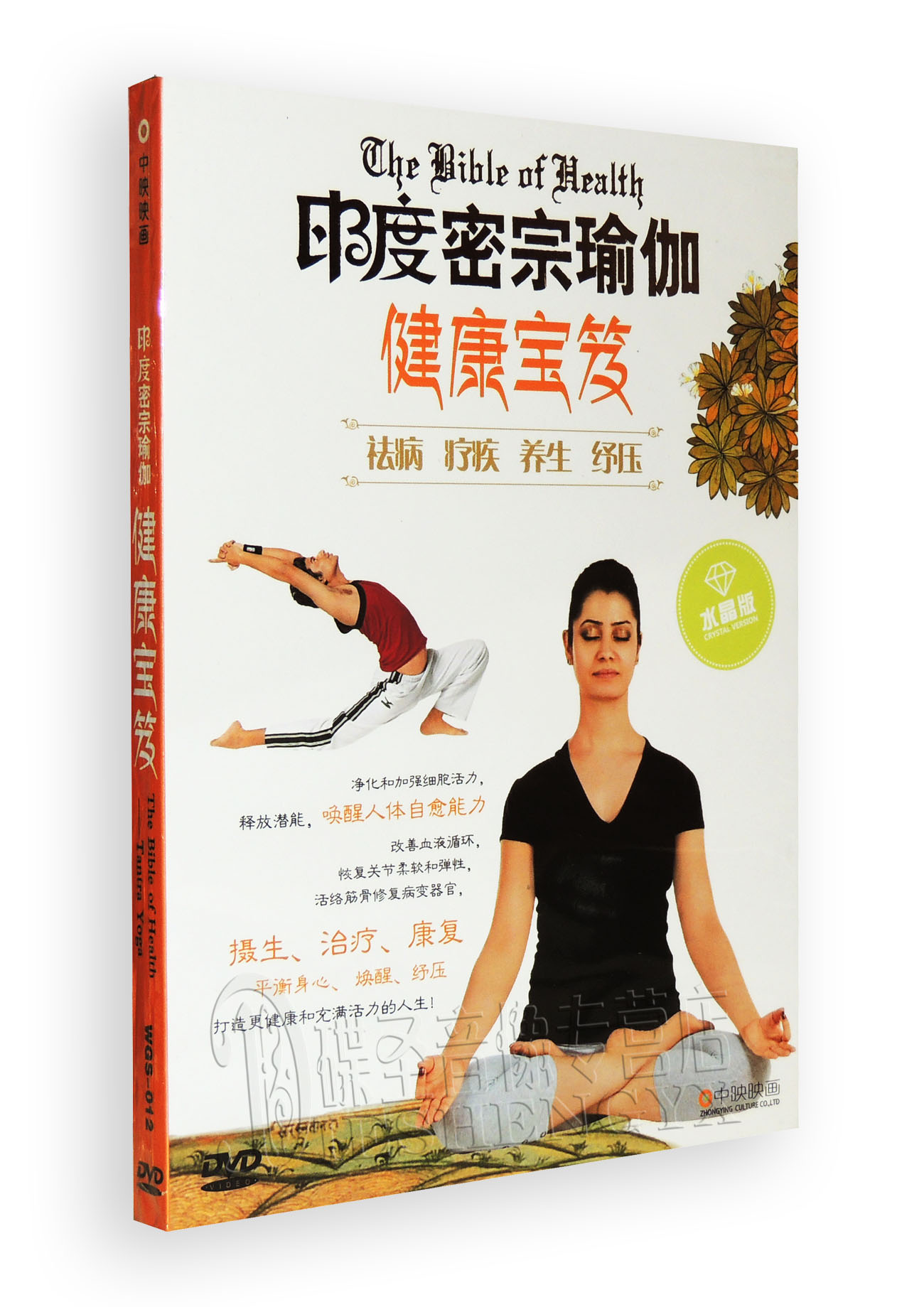 瑜伽光盘 印度瑜伽 密宗女子瑜伽套路(1-4)正版dvd 教学光盘