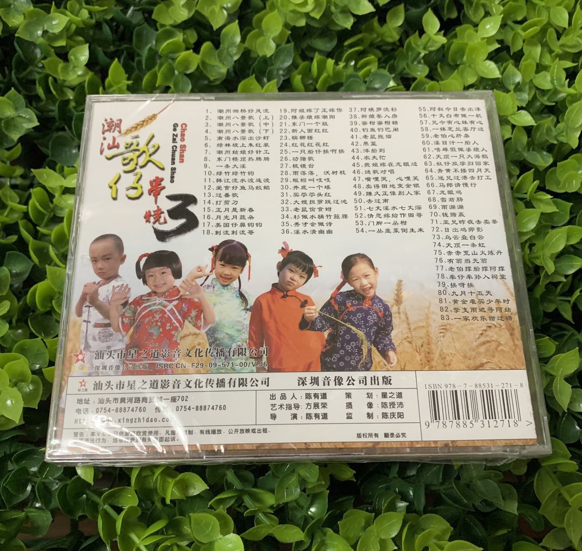 正版潮汕歌仔串烧1vcd光盘 潮汕歌曲碟片