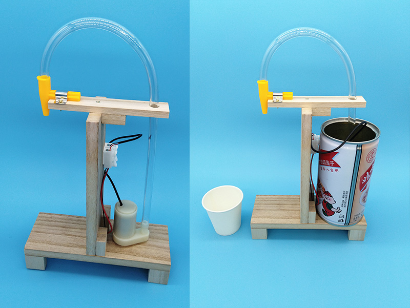 diy 自动饮水机模型科技小制作环保节能磁控感应学生科学实验手工