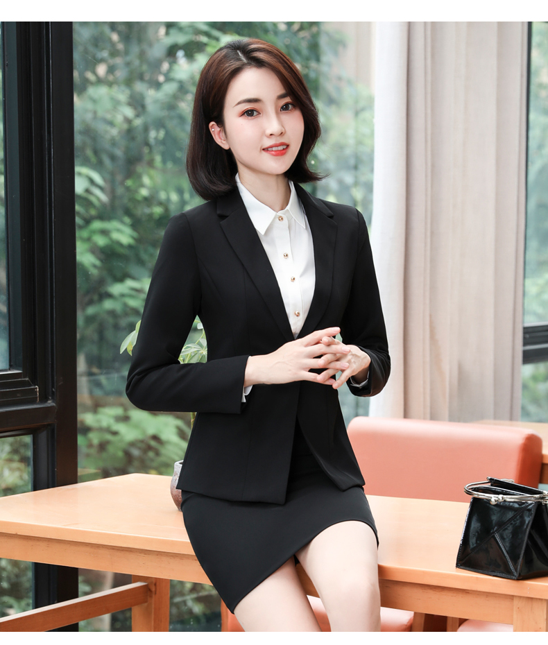 s正装女套装大学生西装套装职业装女神范小西服时尚气质面试工作服