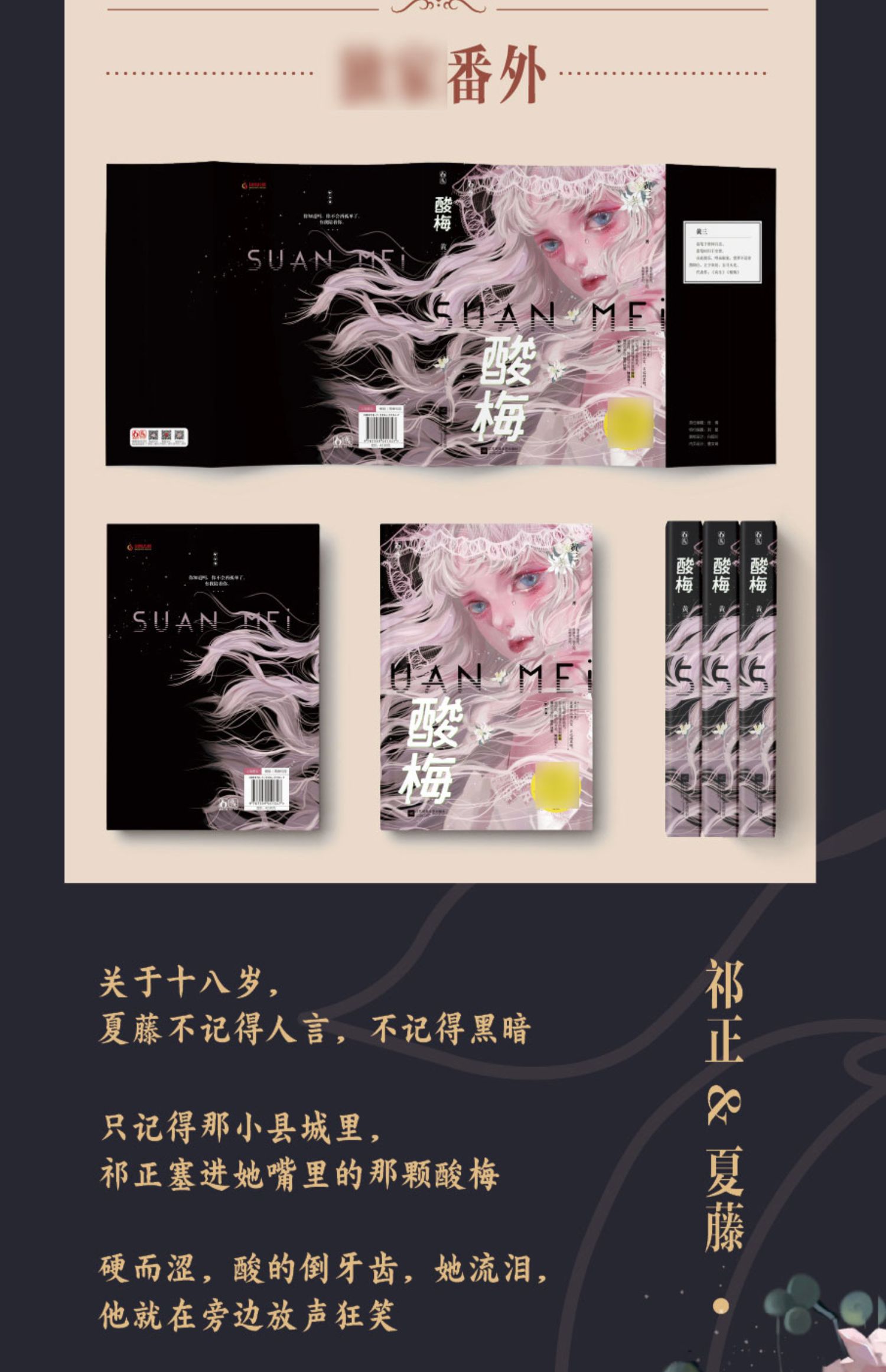 酸梅 黄三著 新增大篇幅番外 因丑闻事件而陷入舆论的明星夏藤与祁正