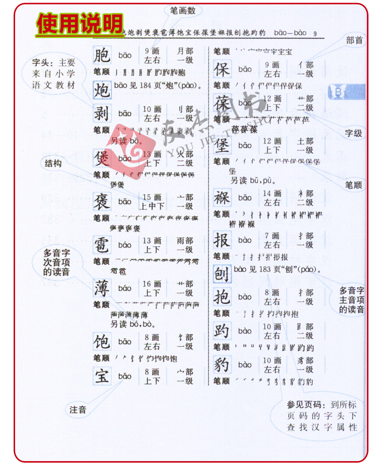 惠典正版小学生笔画部首结构字级笔顺字典大字本商务国际印书馆精装