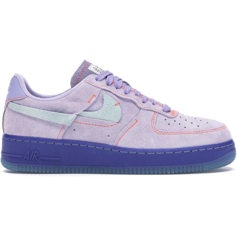 耐克nike air force 1 lx 空军一号女士板鞋休闲鞋 新款胶底气泡紫