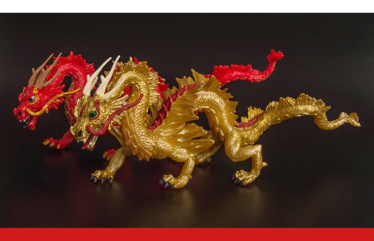儿童礼物仿真神话传说动物模型玩具中国龙五爪金龙东方神龙吉祥物中国