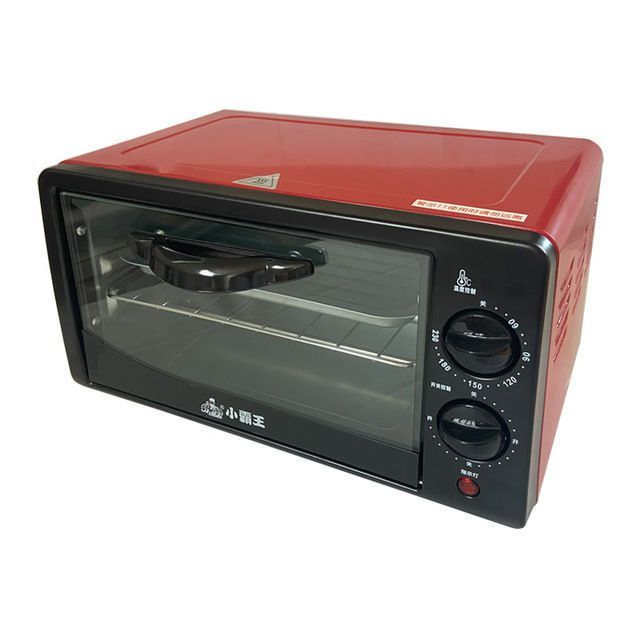 小霸王电烤箱家用多功能烤箱全自动迷你小型小烤箱12升烤盘烤箱粉色