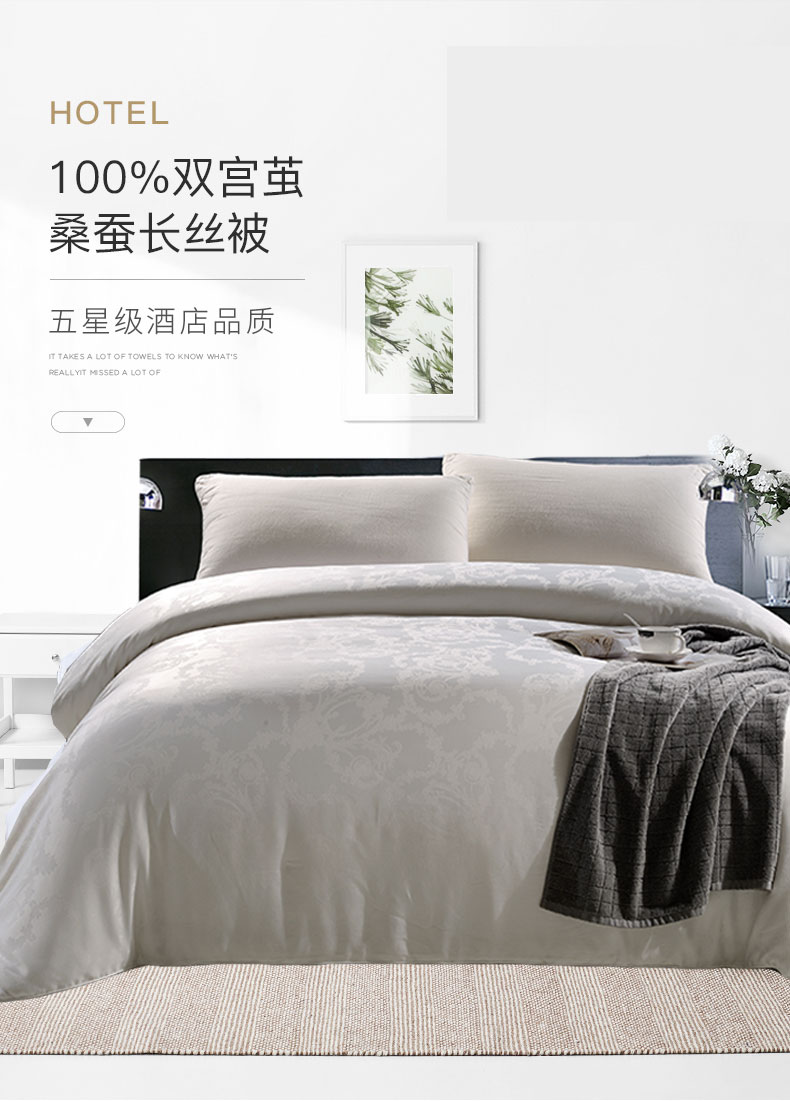 2021秋冬新款老爷车家纺蚕丝被子 100%桑蚕双人200*230(雪柔桑蚕丝被)