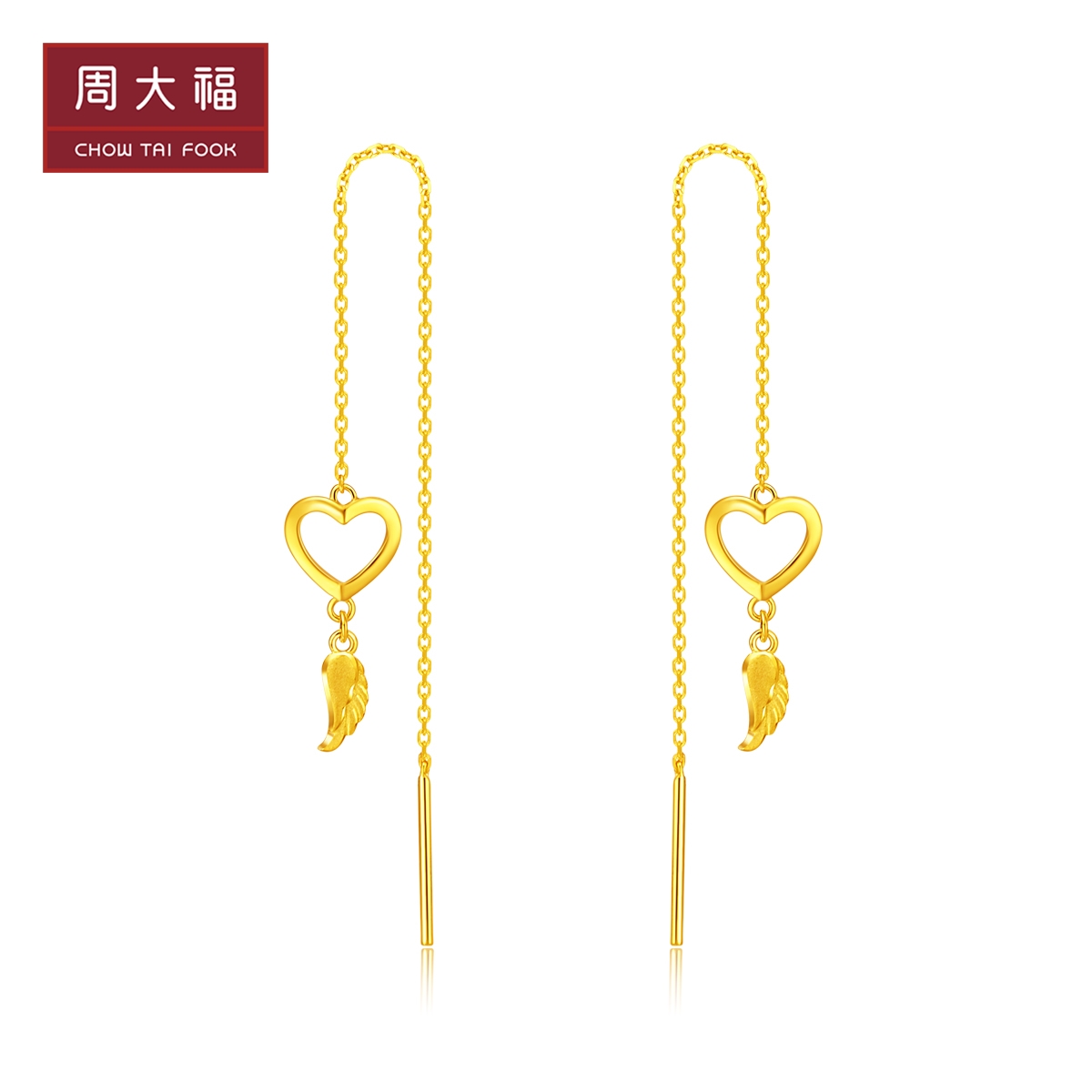 tai fook) 类别:耳钉 适用人群:通用 上市时间:2019年秋季 材质:黄金