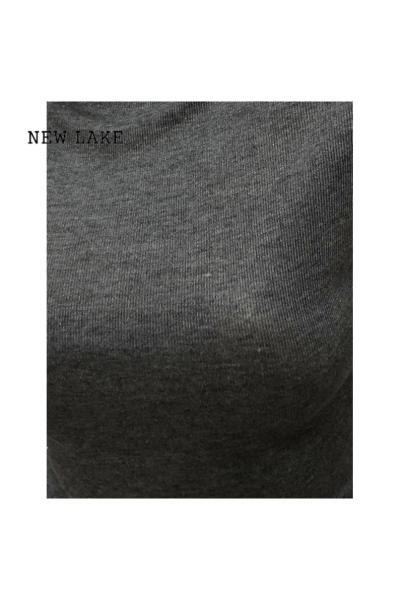 NEW LAKE韩国女装ins 要性感就穿它 低U领性感短袖宽松T恤网红同款