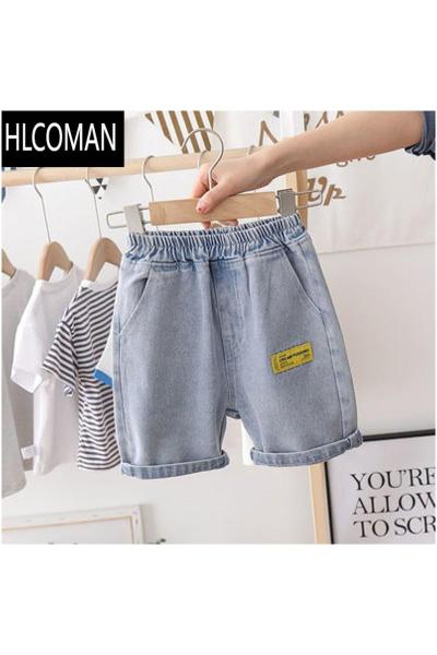 HLCOMAN2022儿童牛仔裤夏季新款宝宝五分裤男孩裤子潮男童夏装短裤