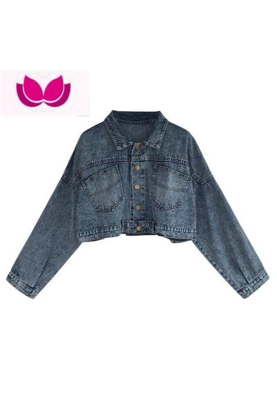 七斓娇小矮个子150显高145女装155牛仔短外套搭配连衣裙套装