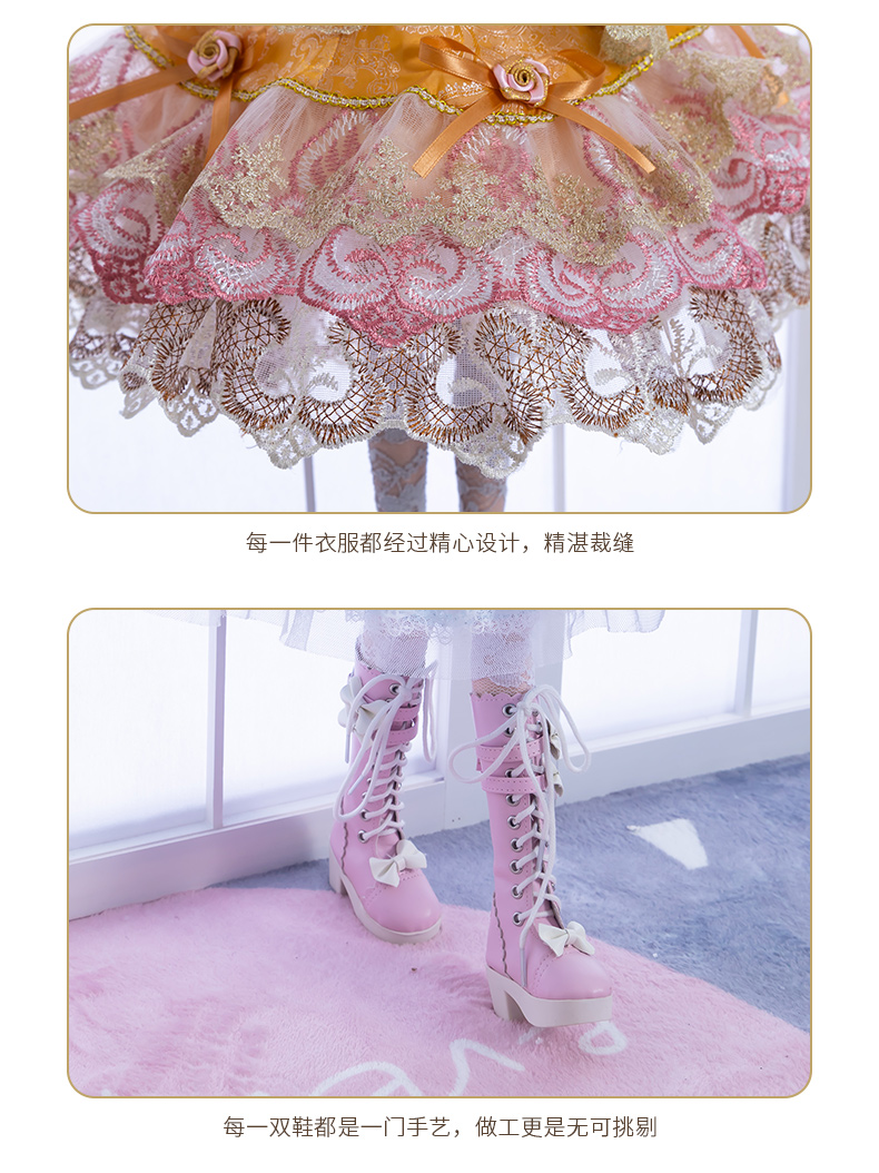 菲妮朵儿60厘米芭比洋娃娃套装大号礼盒女孩公主超大仿真60cm智能玩具