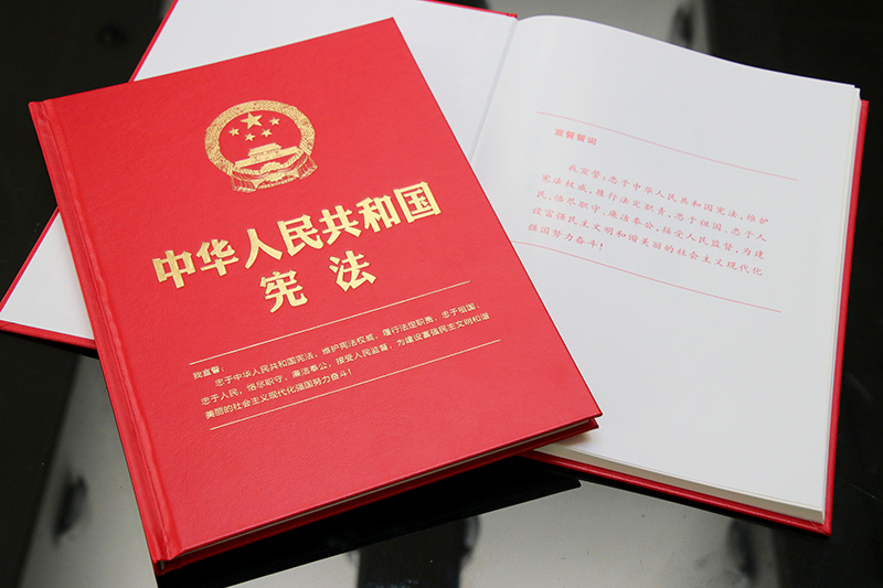 16开精装版封面含宣誓誓词宪法法条宪法小红本宪法书最新版法律出版