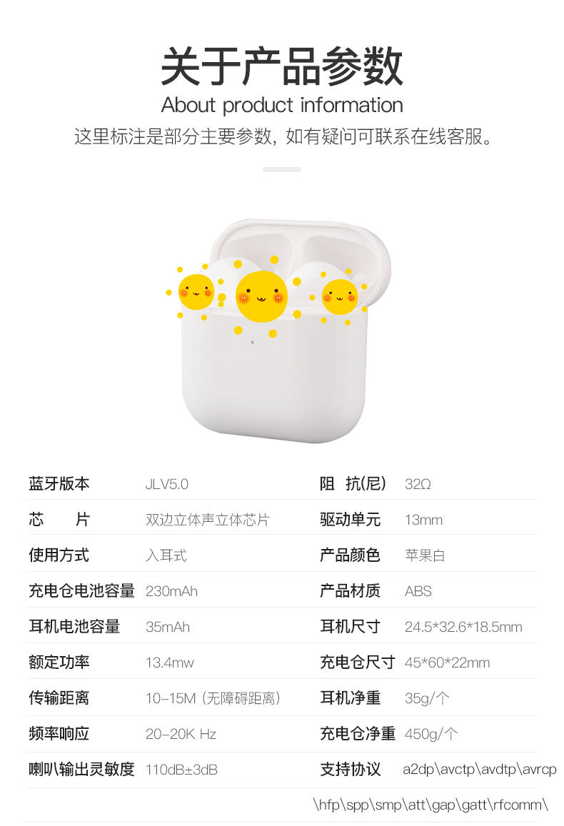 i7s蓝牙耳机说明书图片,i12蓝牙耳机说明书图片 适用i7si9si12tws无线耳机二代三代四代inpods4蓝牙耳机苹果华为通用