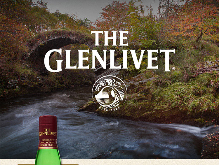 格兰威特theglenlivet单一麦芽苏格兰威士忌12年陈酿700ml