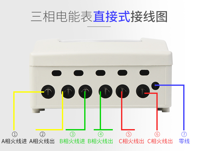 上海华立三相电表 工厂用三相四线互感式电能表电子式电度表380v