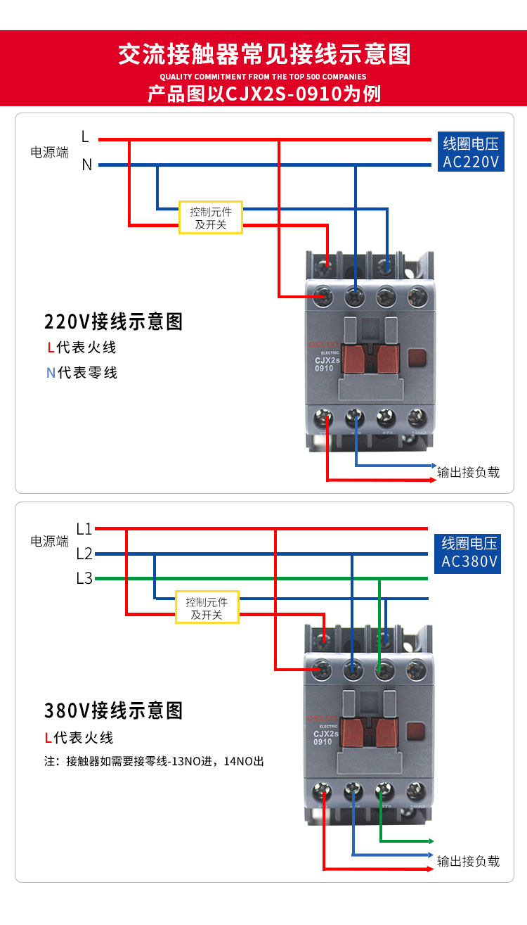 超级新品 cjx2s-3211 220v 德力西cjx2s-3210交流接触器3201家用220v