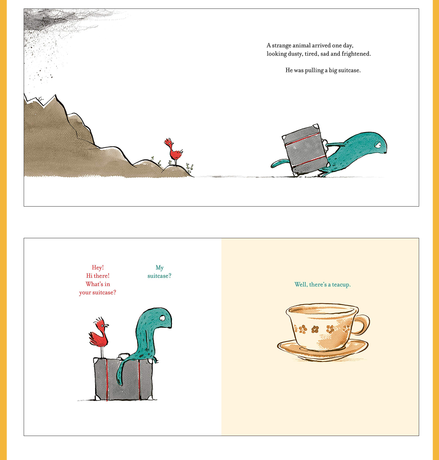 【诺森正版】进口英文原版 the suitcase 行李箱 凯特格林威大奖 儿童