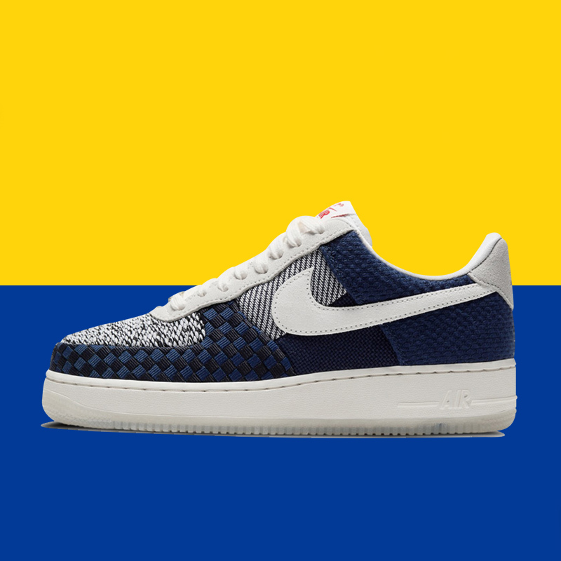 nikeairforce1sashiko刺子绣蓝白编织空军一号dd5401492