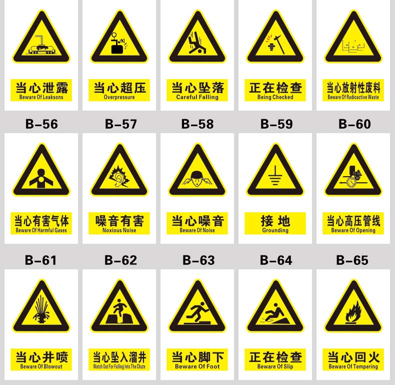 车间安全生产警示标识牌禁止吸烟提示牌严禁烟火标志贴纸有电危险 a