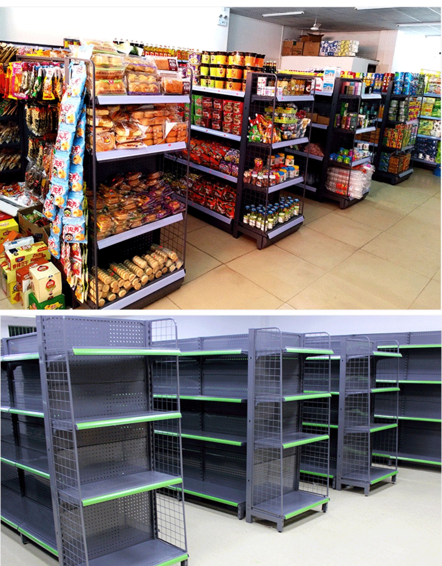 超市货架置物展示架多层商品便利店小卖部文具店零食单面双面货架