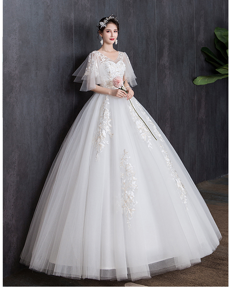 灿杨婚纱/礼服/旗袍 主轻婚纱2019新款新娘小个子冬季