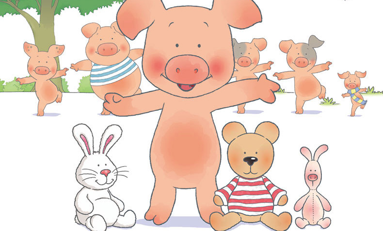 《正版 wibbly pig小猪威比13dvd儿童早教动画片光盘碟片euqoilxcqplc