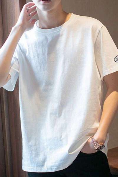乔丹短袖T恤男2022春夏新款官方正品圆领纯色体恤宽松t半袖运动服运动T恤