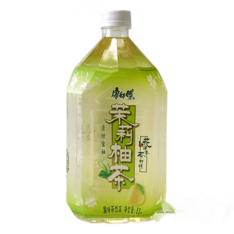 康师傅1升装饮品茉莉柚茶1l48瓶整箱茶饮料1000ml大瓶装饮品