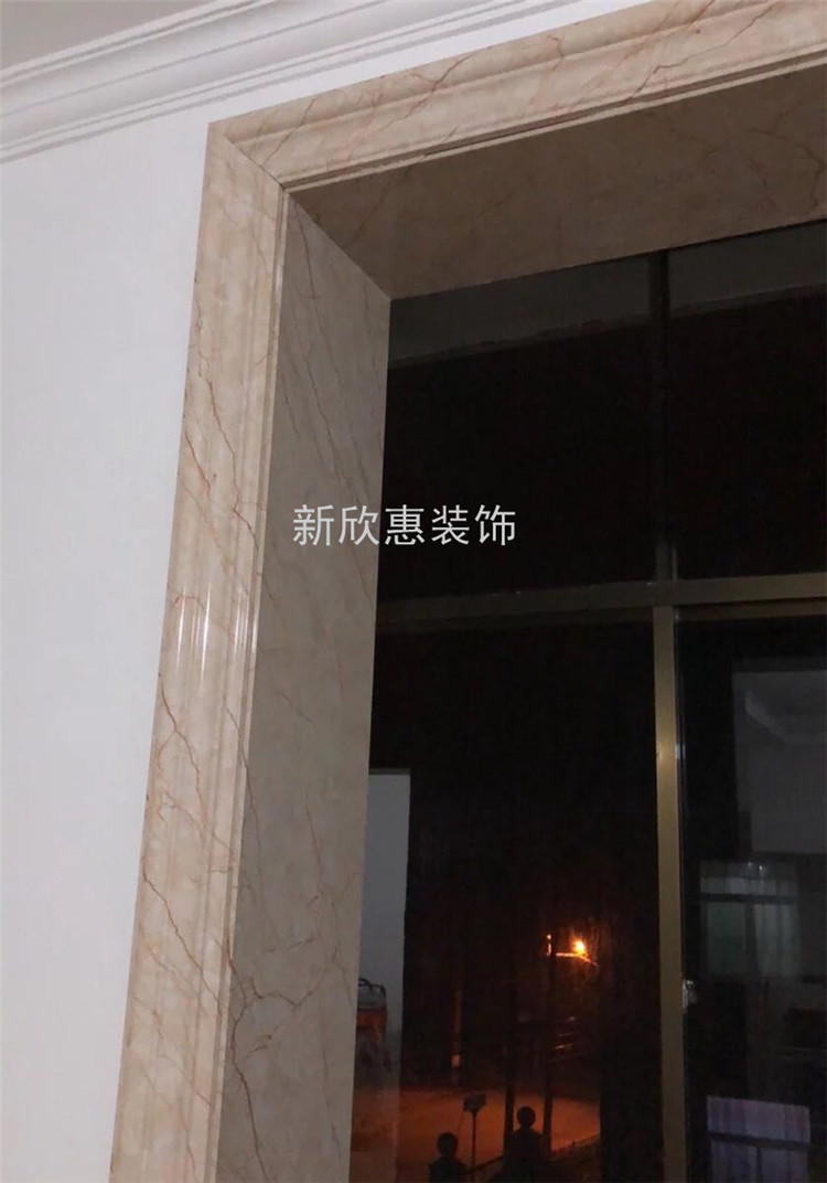 定做 石塑线条仿大理石套线窗套包边垭口线仿石材背景墙边框踢脚腰线