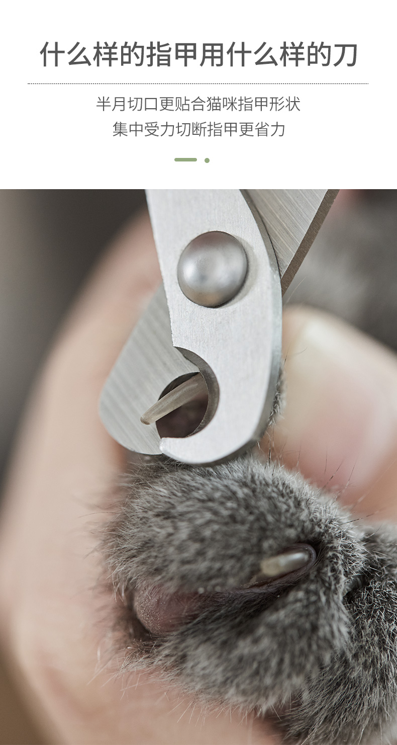 猫咪指甲剪专用猫咪幼猫血线指甲钳神器猫爪用品猫用指甲刀