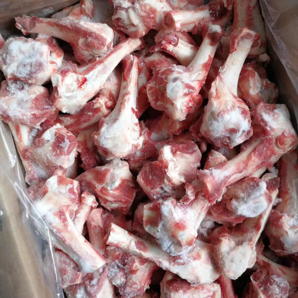 【有检疫证附调料】冷冻羊腿骨3斤 剁开剔肉羊棒骨煮汤 生鲜羊骨头