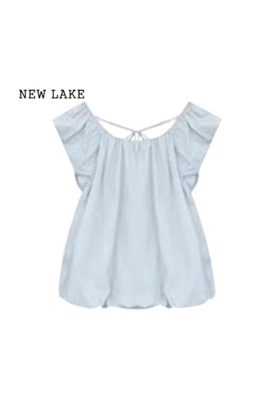 NEW LAKE夏季女装2024新款茶系穿搭一整套韩剧时尚漂亮多巴胺连衣裙子套装