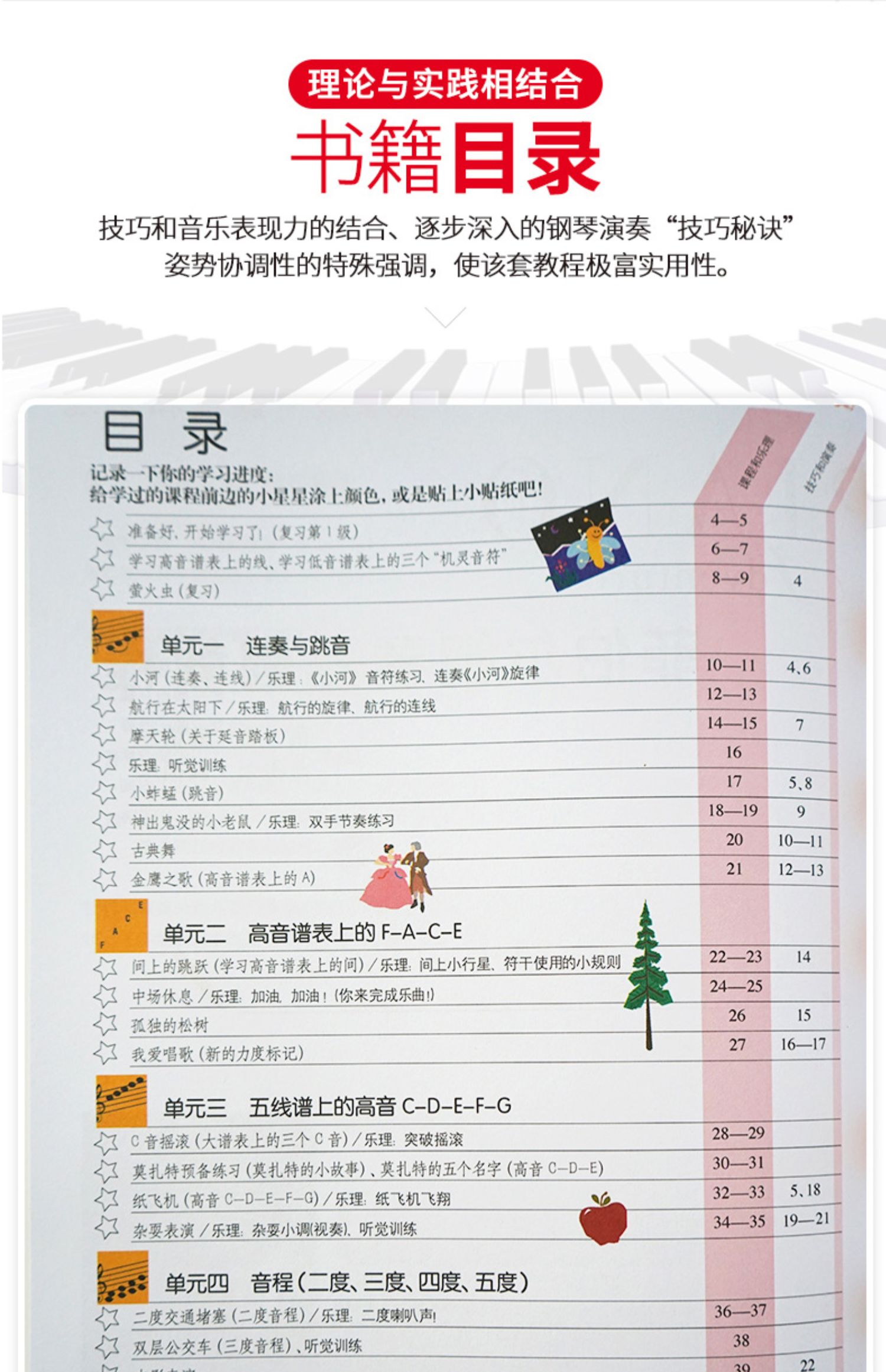 [诺森文化]菲伯尔钢琴基础教程(附光盘第2级共2册/钢琴之旅