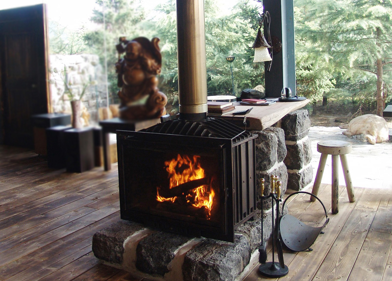 符象壁炉取暖器客厅别墅冬天铸铁烧柴烧木材炉芯复古真火家用