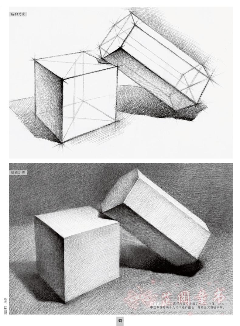 《【友一个】 敲门砖美术正规教程 明暗几何体基础入门到精通 儿童