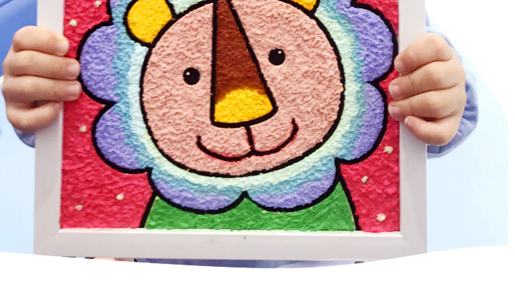 卡通动物纸浆画材料包十二生肖粘贴画立体木板装饰儿童手工diy
