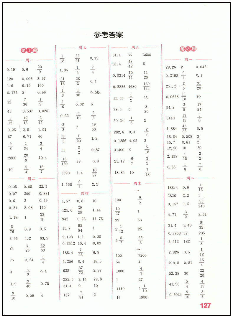 惠典正版2021春新版通城学典数学计算能手六年级下册苏教版sj版 小学