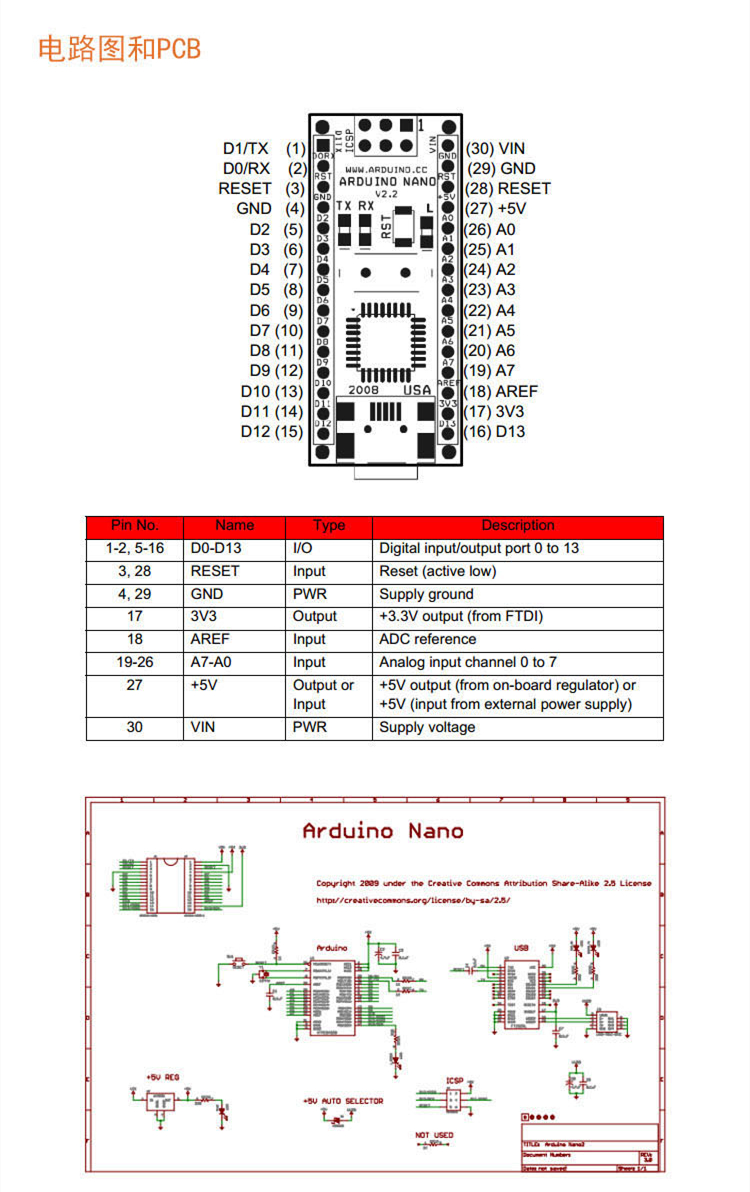 超级新品 nano 主板 贴纸 连接线 扩展板 arduino nano 开发板atmega