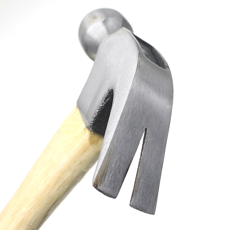 铁手动工具小家用木工装修锤榔头起钉锤拔钉子 高碳钢包塑柄羊角锤【0