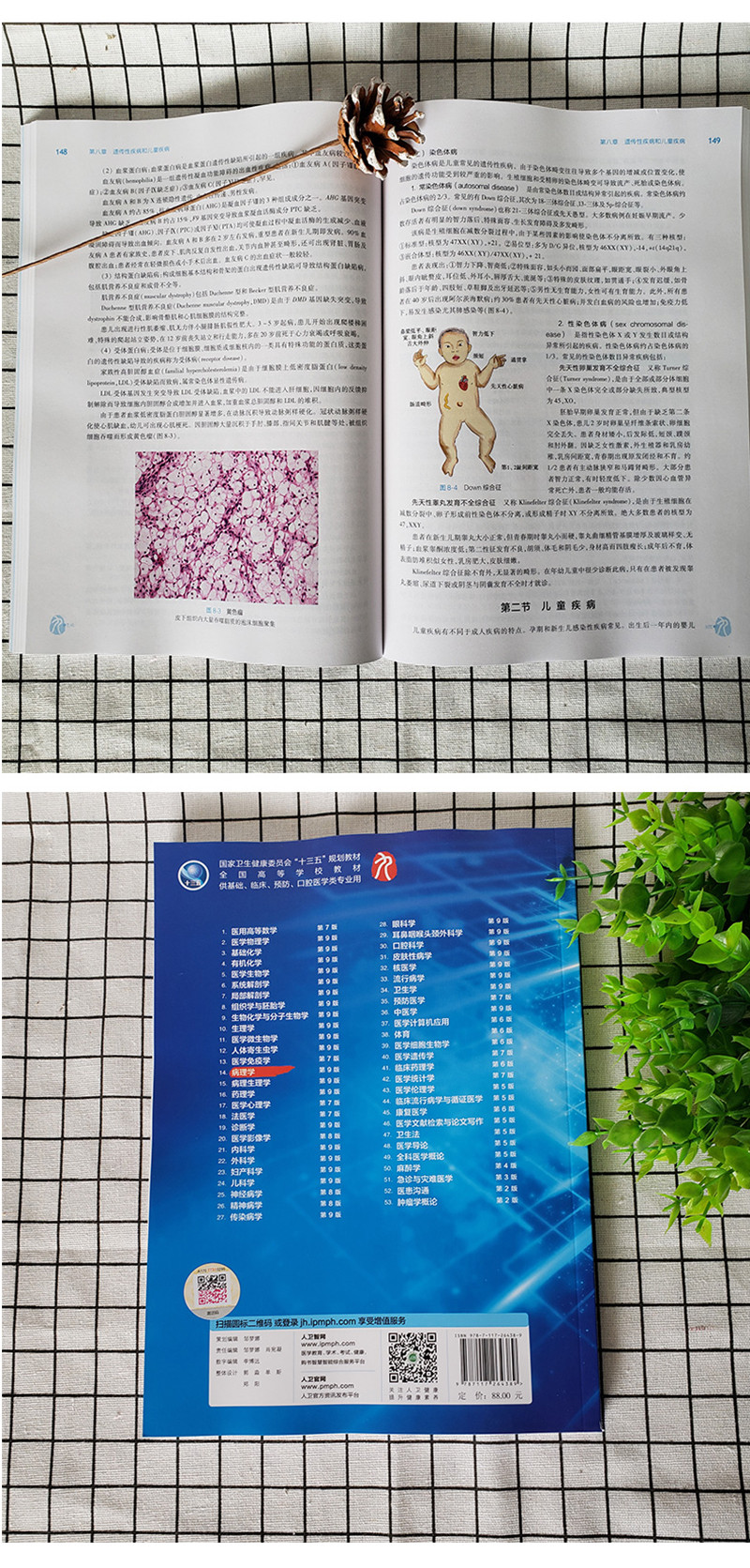 人卫新版病理学第9版第九版本科临床西医教材人民卫生出版社病理学第8