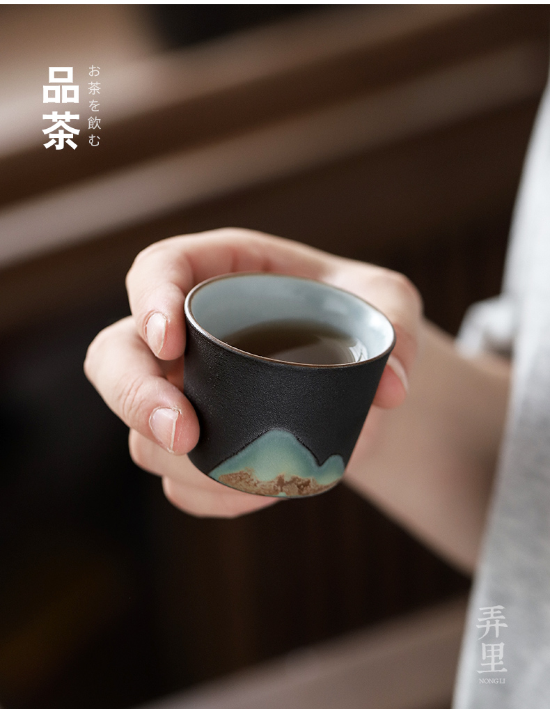 三维工匠弄里日式功夫茶具套装家用禅意提梁壶茶壶陶瓷家用喝茶简约